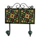 Green Floral Ceramic Tiles Hooks-463